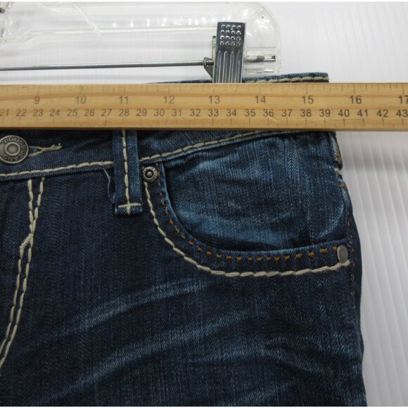 Vigoss Jeans 5 6 Bootcut Denim Stretch Embroidered Pants Juniors - Picture 4 of 13